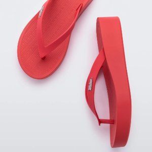 Melissa Sun Venice Red Sandal Size 5